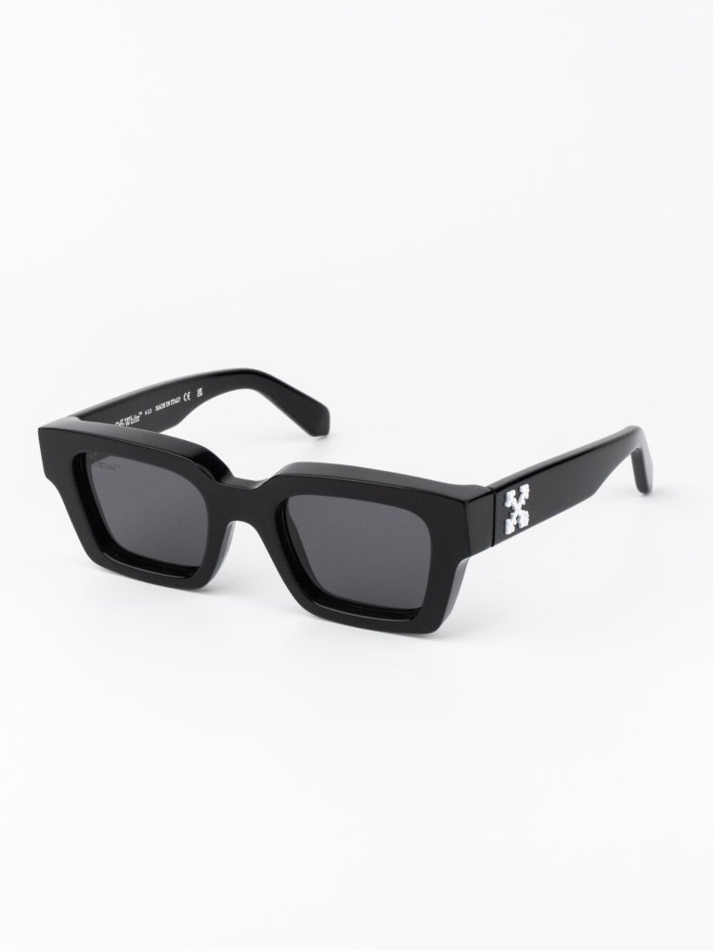 Off-White VIRGIL Men Sunglasses Black Grey Square OERI0081007 NEW AUTHENTIC